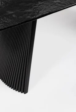 TAVOLO ALL OLIVER VETRO 180-220X90