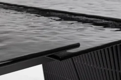 TAVOLO ALL OLIVER VETRO 180-220X90