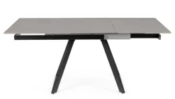 TAVOLO ALL. REETA 120/180X90 NERO/GRIGIO