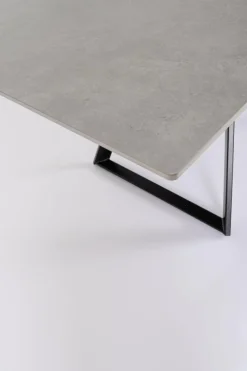 TAVOLO ALL. REETA 120/180X90 NERO/GRIGIO