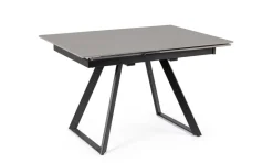 TAVOLO ALL. REETA 120/180X90 NERO/GRIGIO