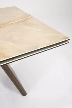 TAVOLO ALL.MAIKKI 200/300X100 NOCE/ONICE