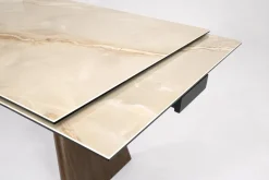 TAVOLO ALL.MAIKKI 200/300X100 NOCE/ONICE