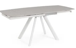 TAVOLO ALL.RAILI 119.5/180X85 BIANC/GR C