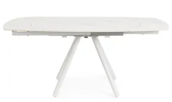 TAVOLO ALL.RAITA 119/178X89.4 BIANCO/BIA