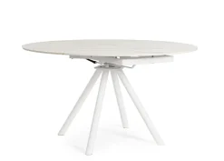 TAVOLO ALL.RAUNI D87/135 BIANCO/BIANCO