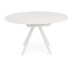 TAVOLO ALL.RAUNI D87/135 BIANCO/BIANCO