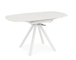 TAVOLO ALL.RAUNI D87/135 BIANCO/BIANCO