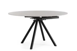 TAVOLO ALL.RAUNI D87/135 NERO/GRIG.CHIAR