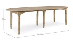 TAVOLO ALLUNGABILE IN LEGNO - BEDFORD