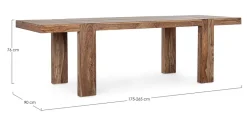 TAVOLO ALLUNGABILE IN LEGNO - SUNDERLAND