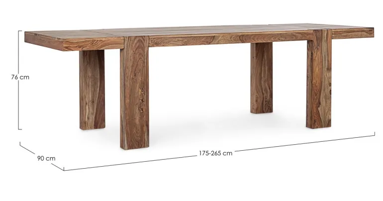 TAVOLO ALLUNGABILE IN LEGNO - SUNDERLAND