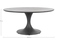 TAVOLO ARNOLD D158 ANTR JX55