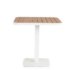 TAVOLO BELMAR 75X75 BIANCO YK11