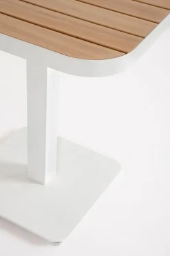 TAVOLO BELMAR 75X75 BIANCO YK11