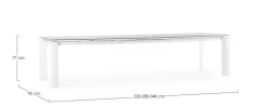 TAVOLO BIANCO WG20 - OTAVIO