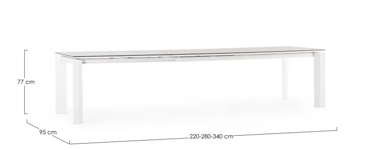 TAVOLO BIANCO WG20 - OTAVIO