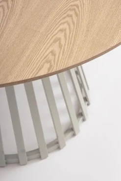 TAVOLO CILLIAN D120 WARM GREY/NATURAL