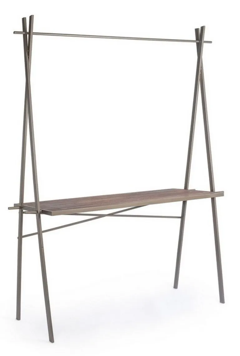 TAVOLO ESPOSITORE IN LEGNO RETTANGOLARE