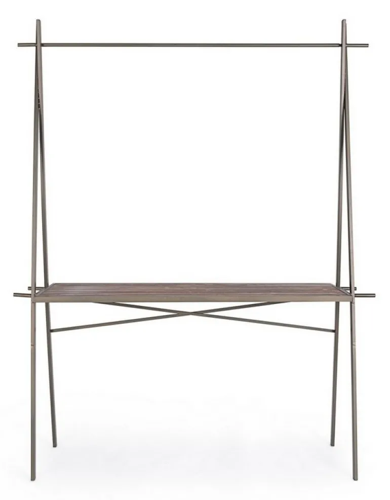 TAVOLO ESPOSITORE IN LEGNO RETTANGOLARE