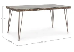 TAVOLO FISSO IN CEMENTO - ATLANTIDE