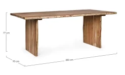 TAVOLO FISSO IN LEGNO - ENEAS
