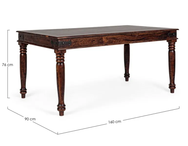 TAVOLO FISSO IN LEGNO - JAIPUR
