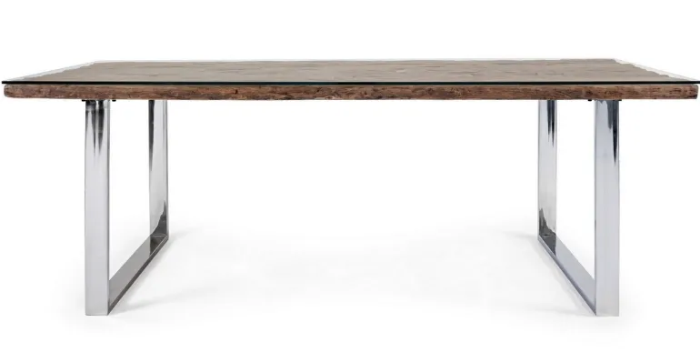 TAVOLO FISSO IN LEGNO 220X100 - STANTON