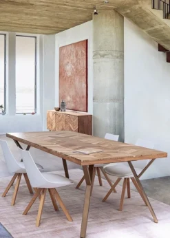 TAVOLO FISSO IN LEGNO 220X100 - RAIDA