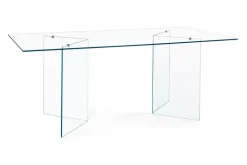 TAVOLO FISSO IN VETRO - IRIDE