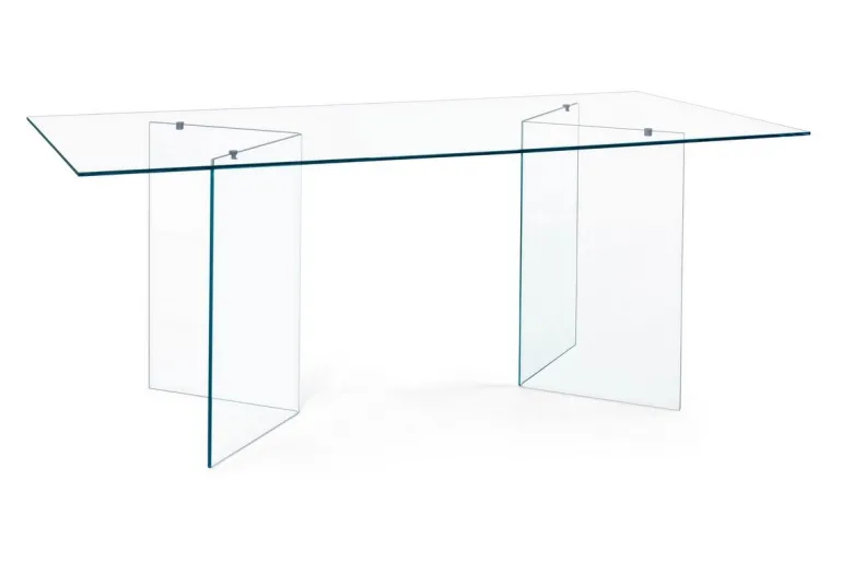 TAVOLO FISSO IN VETRO - IRIDE