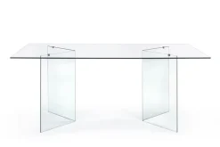 TAVOLO FISSO IN VETRO - IRIDE