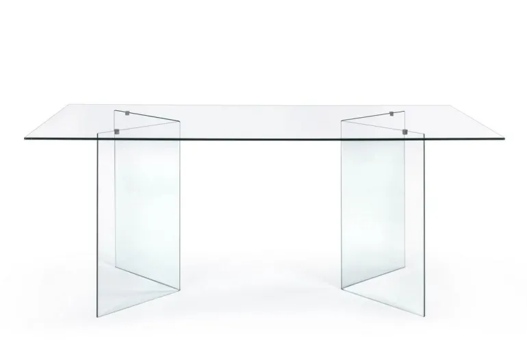 TAVOLO FISSO IN VETRO - IRIDE