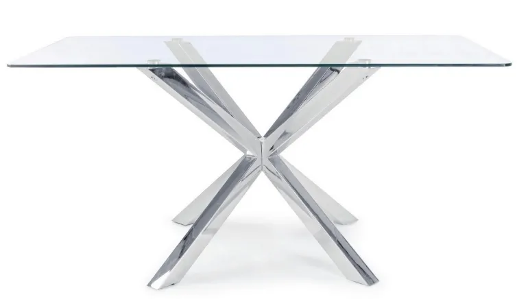 TAVOLO FISSO IN VETRO - MAY