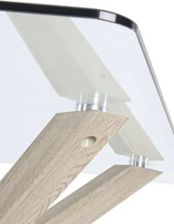 TAVOLO FISSO IN VETRO - MAY