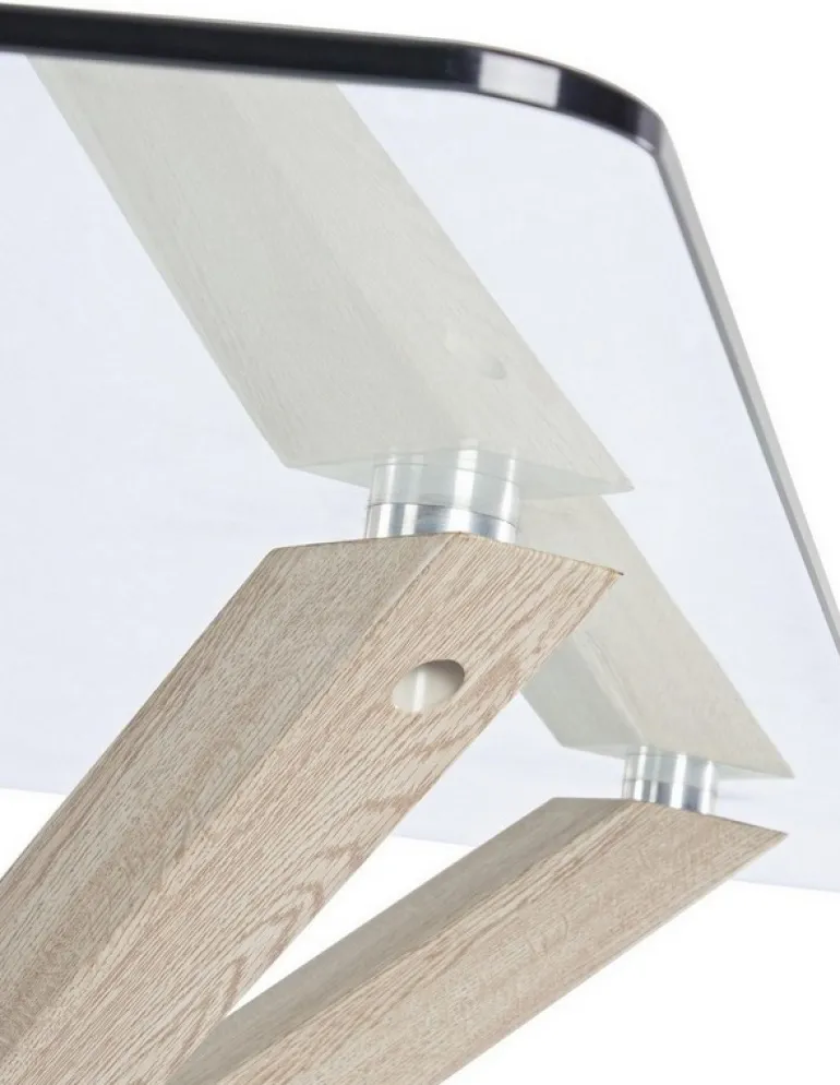 TAVOLO FISSO IN VETRO - MAY