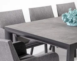 TAVOLO IN ALLUMINIO ANTRACITE JX55 - MASON