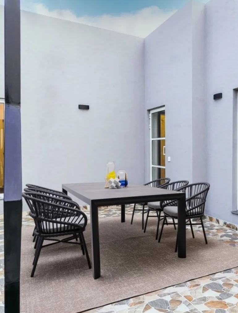 TAVOLO IN ALLUMINIO ANTRACITE JX55 - MASON