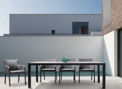 TAVOLO IN ALLUMINIO ANTRACITE JX55 - MASON