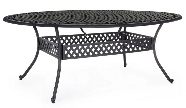 TAVOLO IN ALLUMINIO ANTRACITE - IVREA