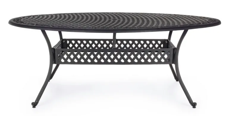 TAVOLO IN ALLUMINIO ANTRACITE - IVREA