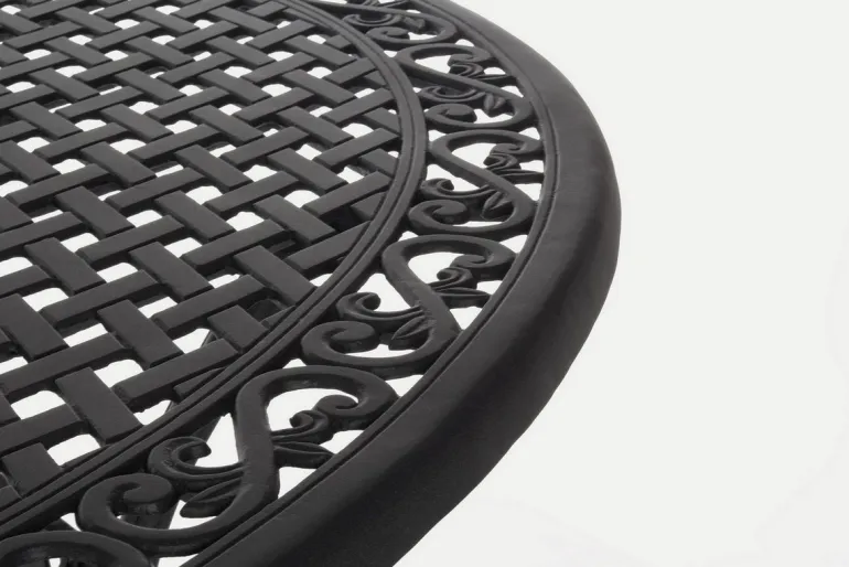 TAVOLO IN ALLUMINIO ANTRACITE - IVREA