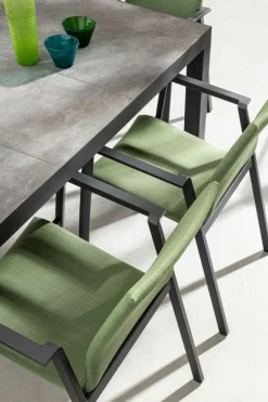 TAVOLO IN ALLUMINIO ANTRACITE JX55 - MASON