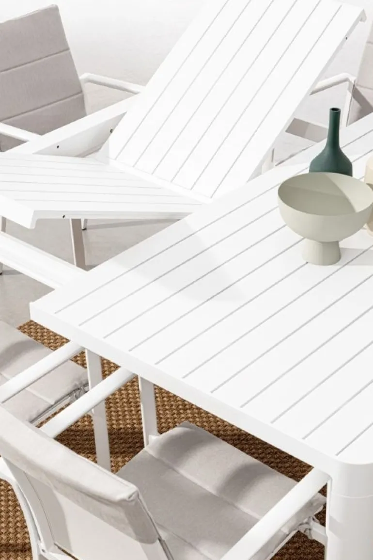 TAVOLO IN ALLUMINIO BIANCO CX21 - KIPLIN