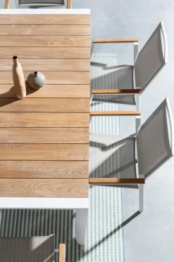 TAVOLO IN ALLUMINIO BIANCO GK50 - CAMERON