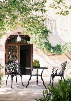 TAVOLO IN ALLUMINIO D80 ANTARCITE - VICTORIA