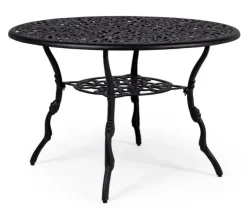 TAVOLO IN ALLUMINIO D110 ANTRACITE - VICTORIA