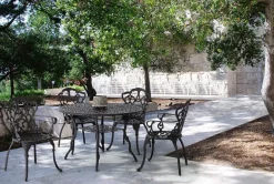 TAVOLO IN ALLUMINIO D110 ANTRACITE - VICTORIA