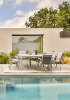 TAVOLO IN ALLUMINIO RASTIN - KIPLIN