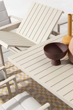 TAVOLO IN ALLUMINIO RASTIN - KIPLIN